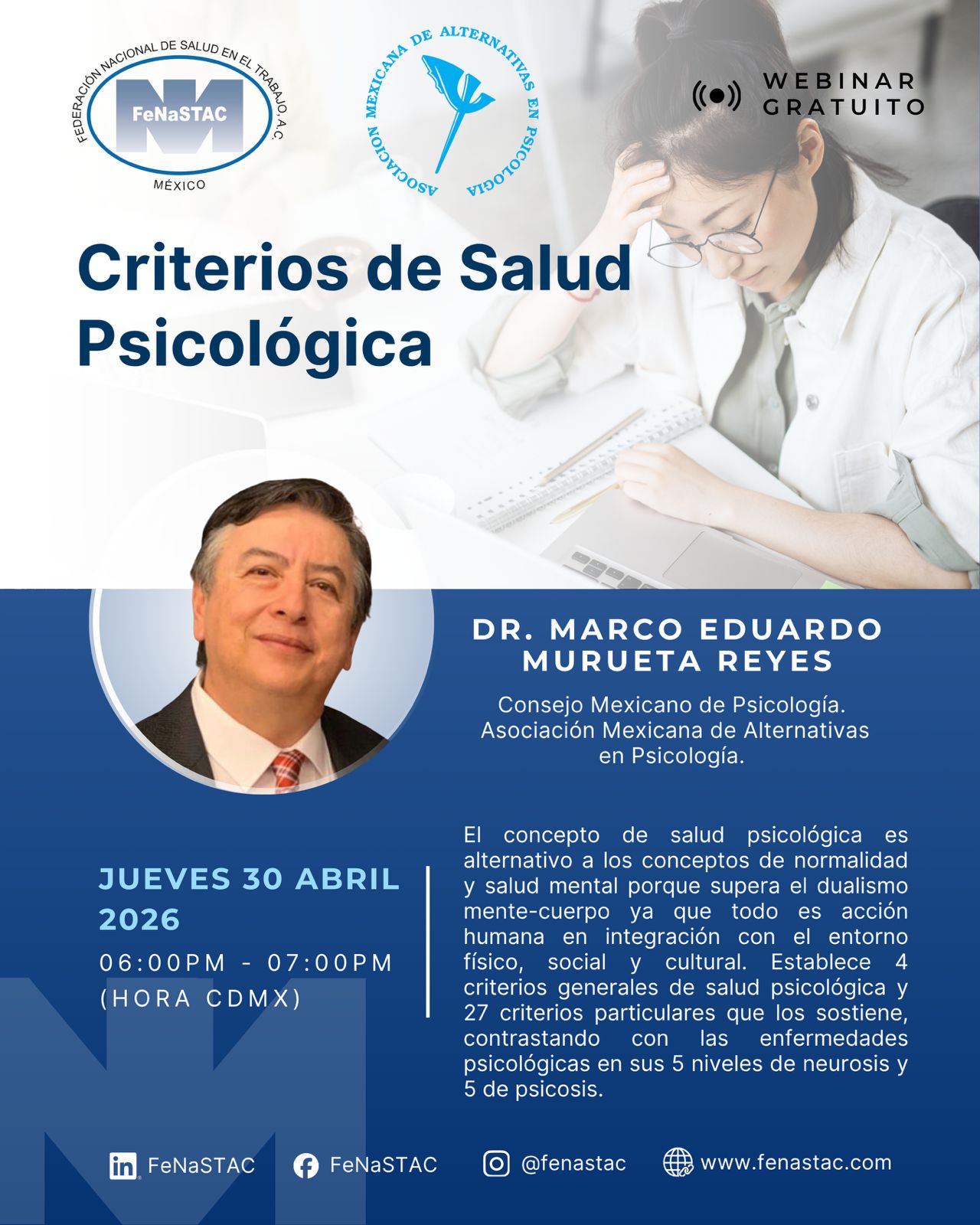 Criterios de salud psicológica (webinar gratuito)
