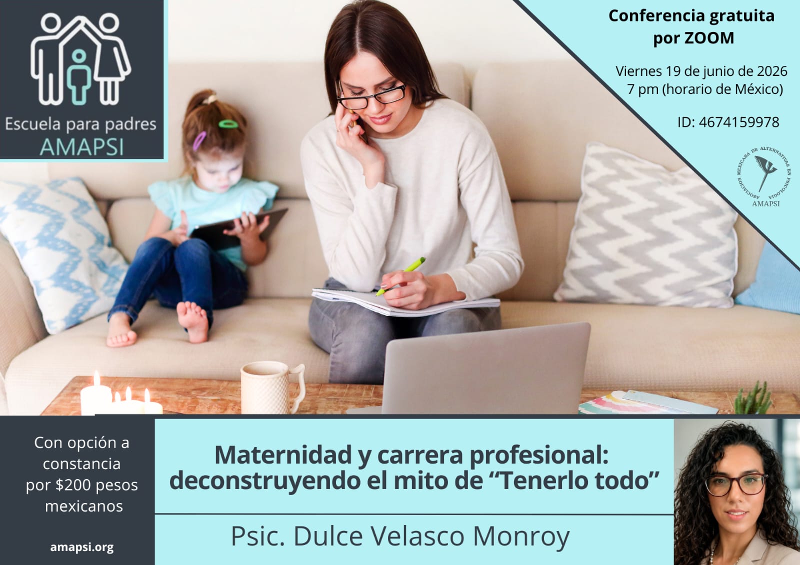 Maternidad y carrera profesional: deconstruyendo el mito de “tenerlo todo” — Psic. Dulce Velasco Monroy