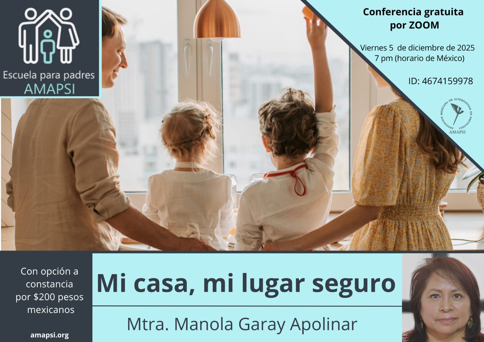 Mi casa mi lugar seguro — Mtra Manola Garay Apolinar