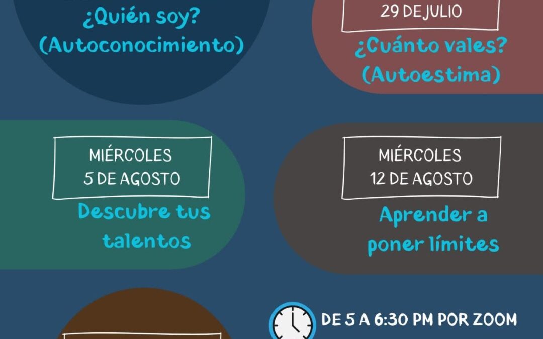 Pláticas de verano para jóvenes
