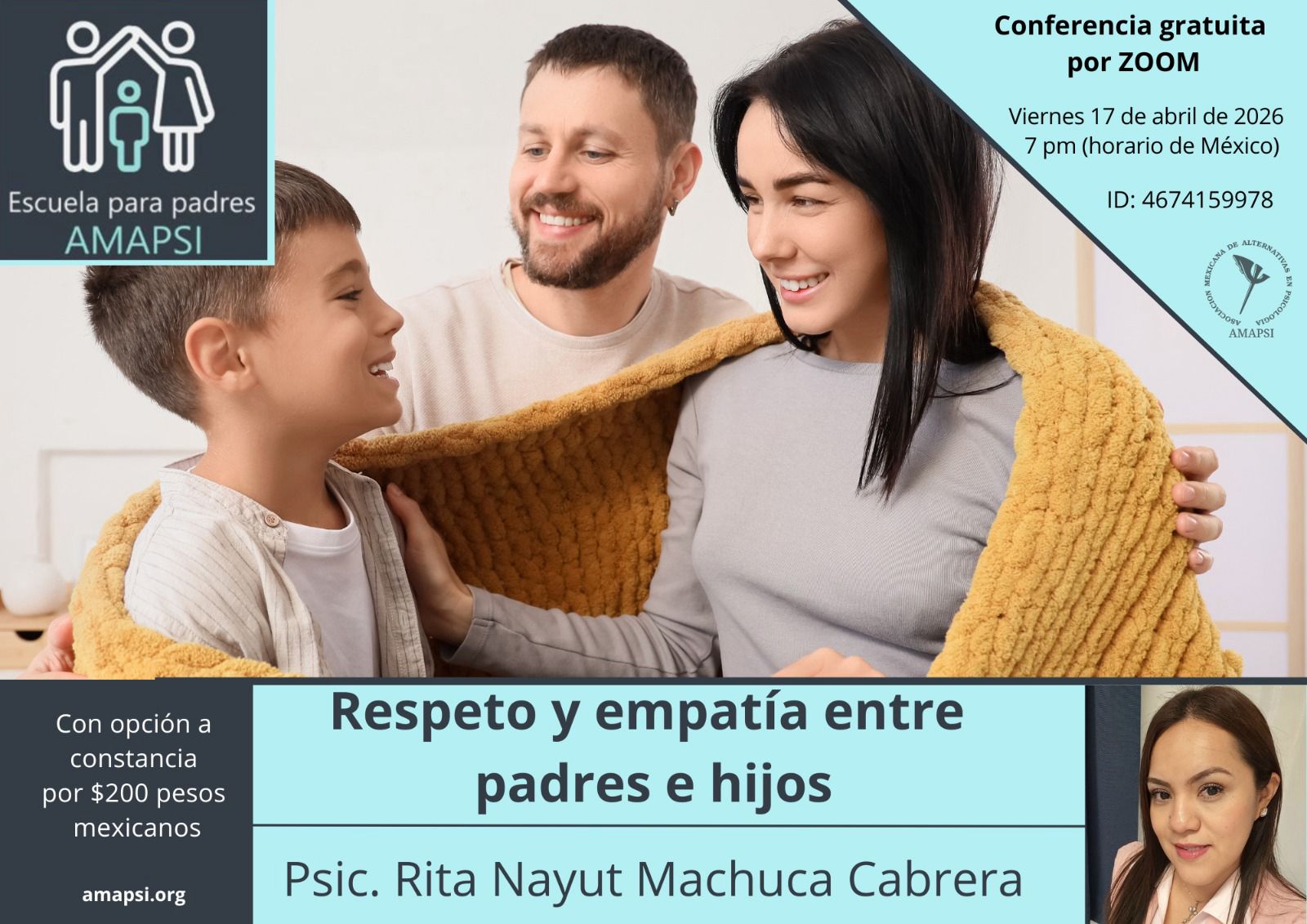 Respeto y empatía entre padres e hijos — Psic. Rita Nayut Machuca Cabrera