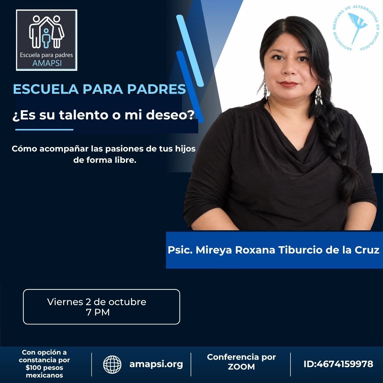 ¿Es tu talento o mi deseo? — Psic Mireya Roxana Tiburcio de la Cruz